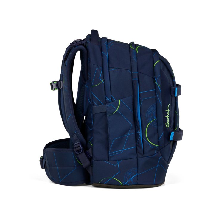 Satch Pack Schulrucksack blue tech